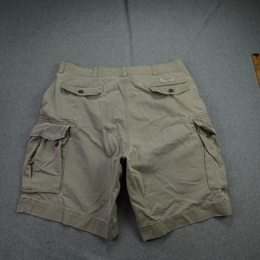 Polo Ralph Lauren‎ Shorts Mens 38 Tan Cotton Classic Distressed Utility Cargo
